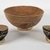 Cup: Three carved mezcal jicara