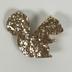 Pin: Sequin and felt squirrel