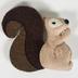 Toy: Felt squirrel and deer
