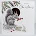 Greeting Card: Christmas squirrel