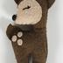 Toy: Felt squirrel and deer