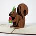 Greeting Card: Pop-up squirrel