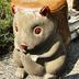 Plant stand: Ceramic Squirrels