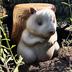 Plant stand: Ceramic Squirrels