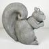 Ornament: Concrete squirrel with painted nails